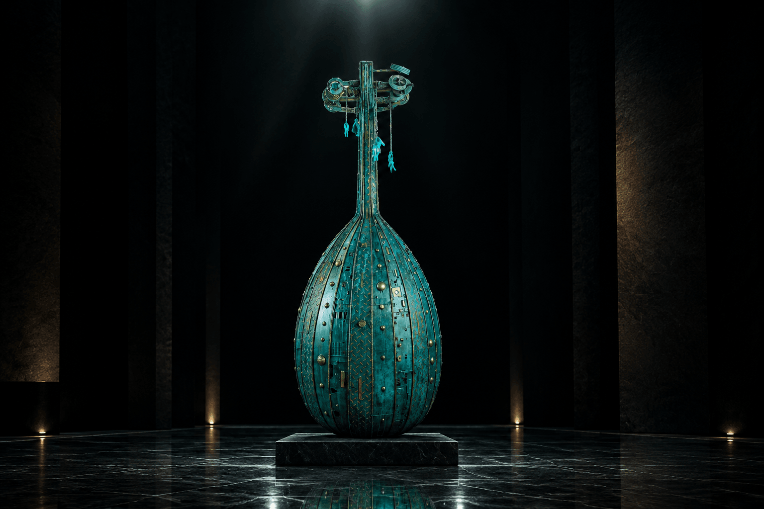 ASMASINA — back view in spotlight